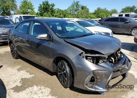 2017 Toyota Corolla L из США, поврежденный, VIN 2T1BURHE4HC862138